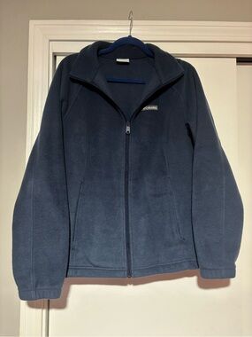 Columbia Dark Navy Zip-Up Fleece Jacket
